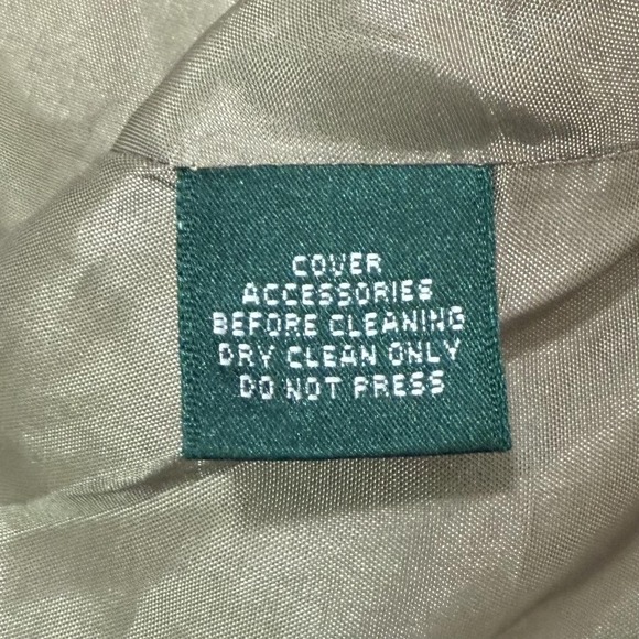 Ralph Lauren Suit Vest Women's 16 Gold Paisley Jacquard Formal Evening Blazer - Picture 6 of 9